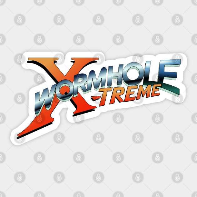 Wormhole X-treme Sticker by triggerleo